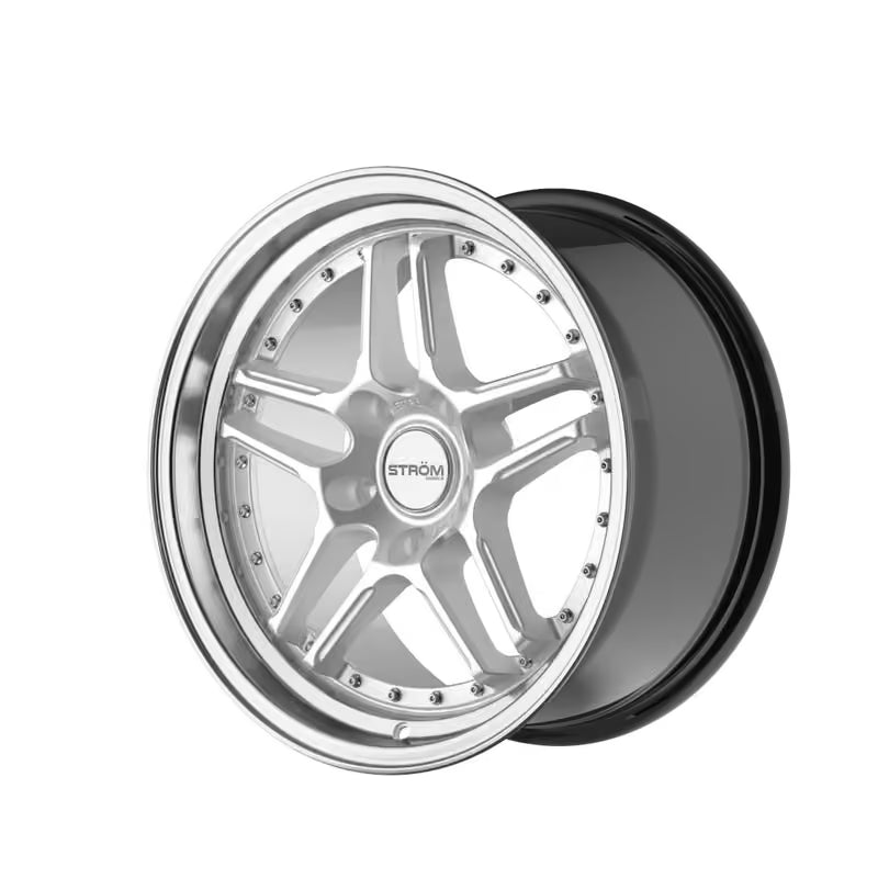 Llanta Ström DS-05 17x8.5" 5x114.3 ET26 Hyper Polished Dish