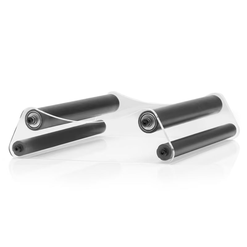 Acrylic Rolling rueda Stand