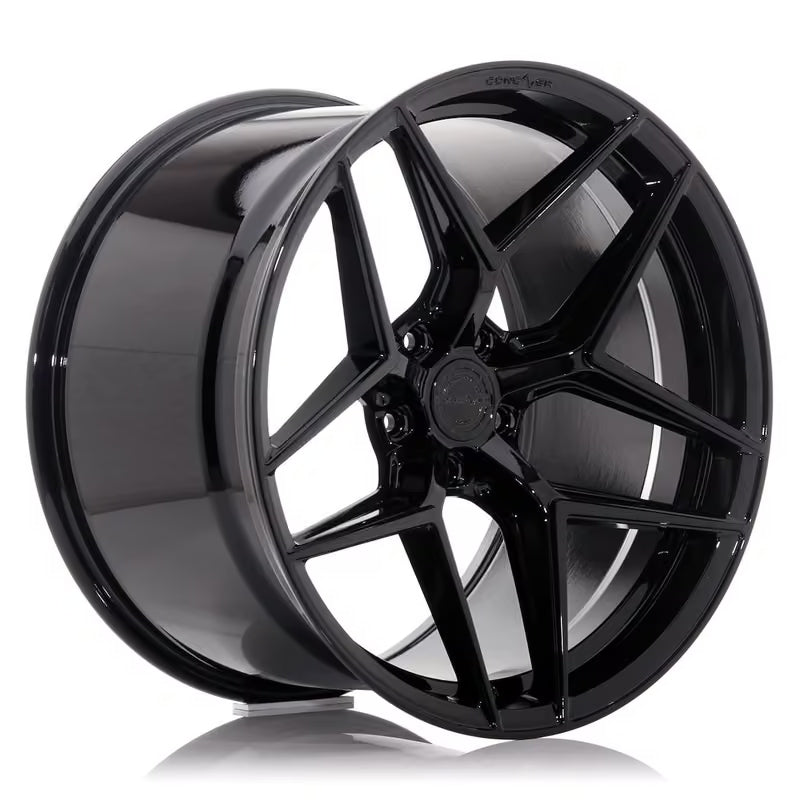 Llanta Concaver CVR2 21x10.5" PCD a medida (5 agujeros) ET10-46 Platinum Black