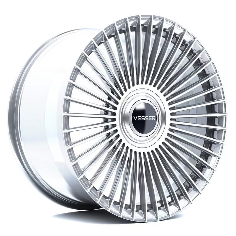Llanta Vesser VSR9 Forged 22x10" PCD a medida ET25-60 Machined Silver - Taylor Made