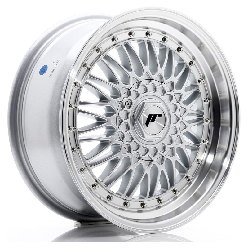 Llanta Japan Racing JR-9 17x7.5" 4x100/108 ET35 Machined Silver