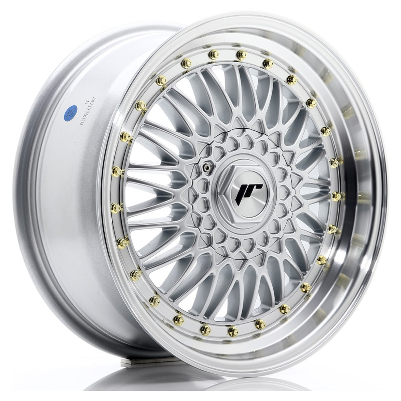 Llanta Japan Racing JR-9 17x7.5" 5x108/112 ET20 Machined Silver