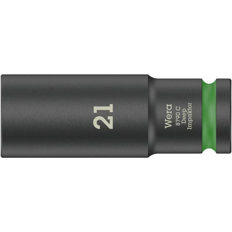 Wera Impaktor Deep 8790 C - 1/2" Socket, 21 x 83 mm