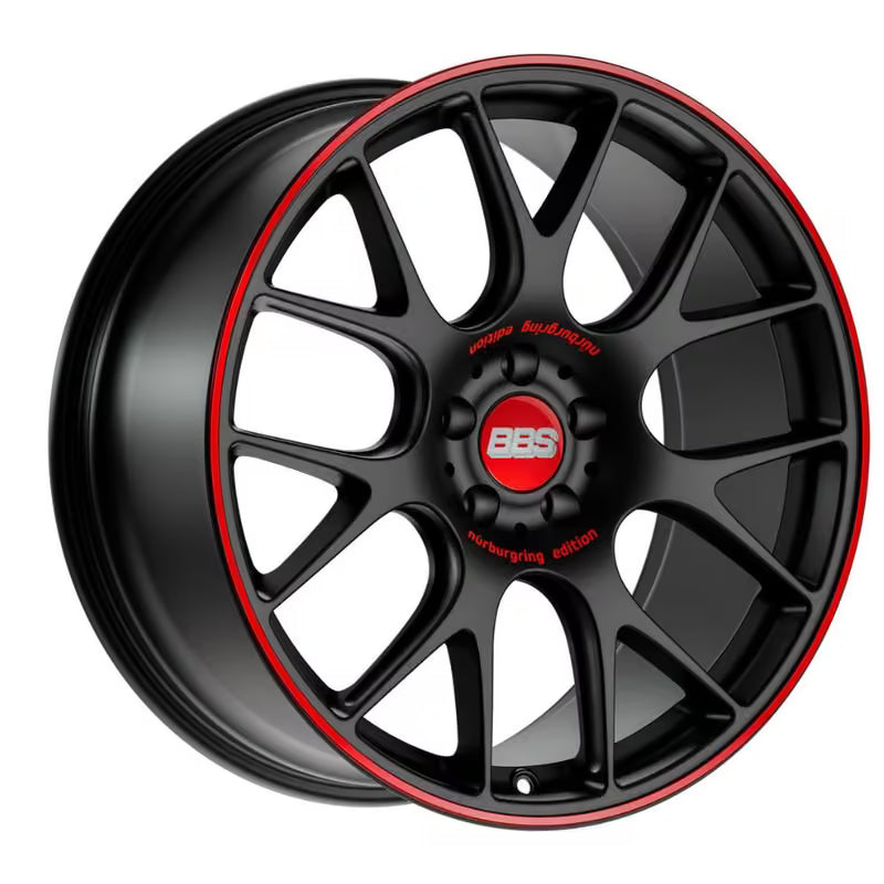 Llanta BBS CH-R 20x8.5" 5x112 ET35 Flat Black "Nürburgring Edition" (CH118)