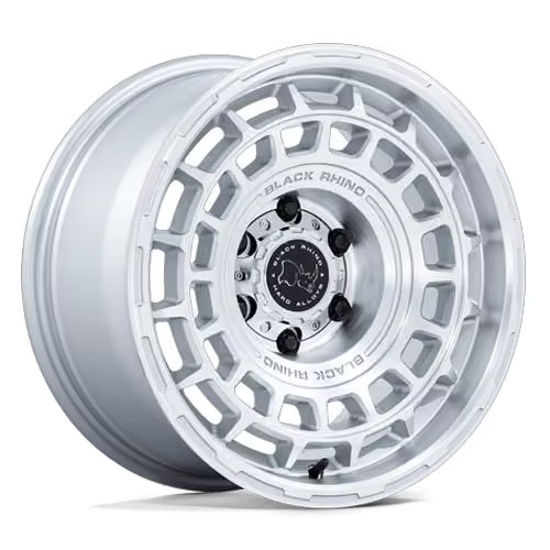 Llanta Black Rhino BR024 Awol 20x8.5" 5x120 ET25 Silver, Machined Face