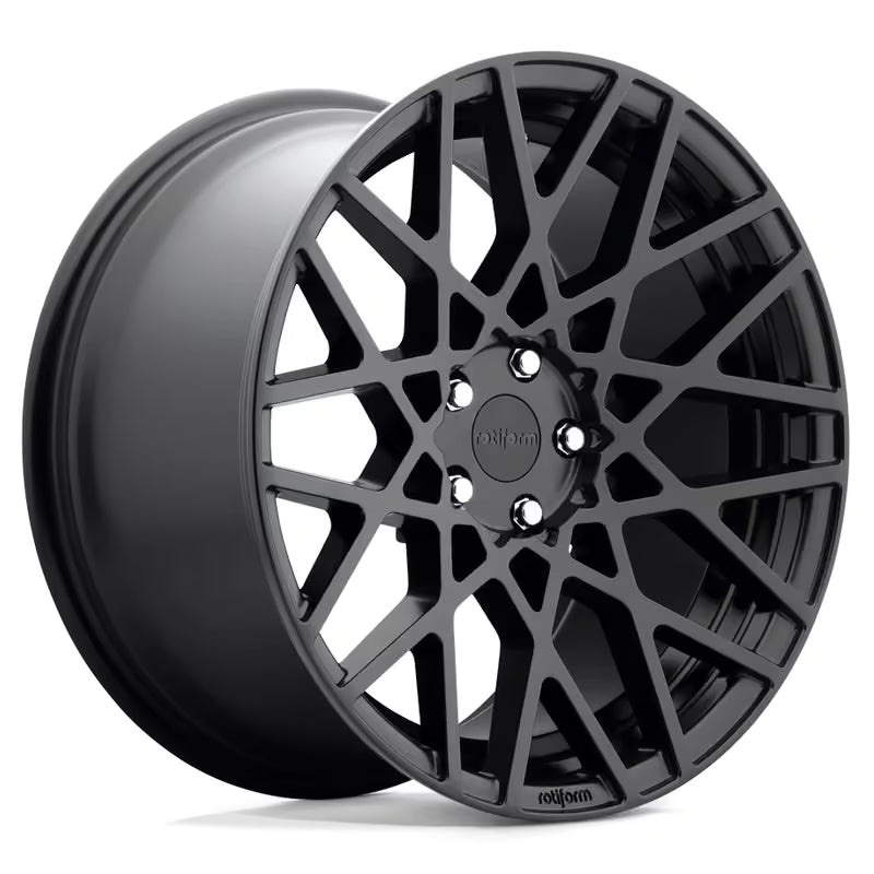 Llanta Rotiform BLQ 19x8" PCD a medida ET35 Flat Black