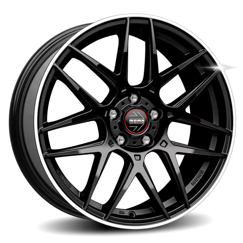 Llanta Momo Competizione 20x8.5" 5x108 ET42 Gloss Black Polished