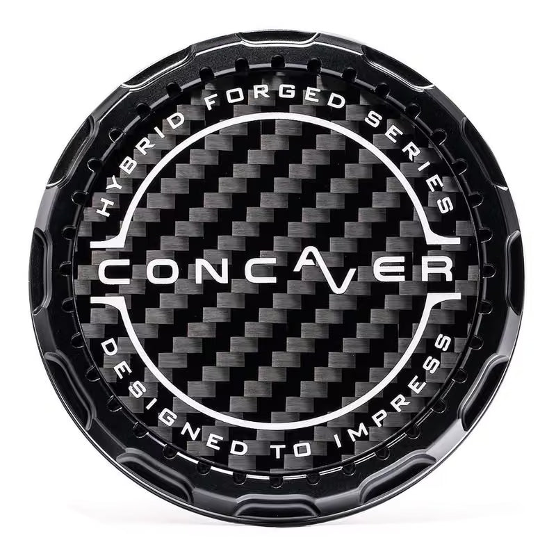 Concaver tapa central - Carbon - negro Anodized