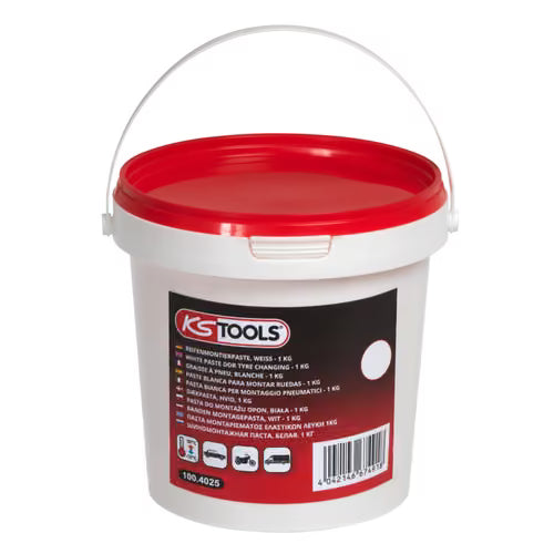 KS Tools White Tyre Mounting Paste Bucket, 1 Kg