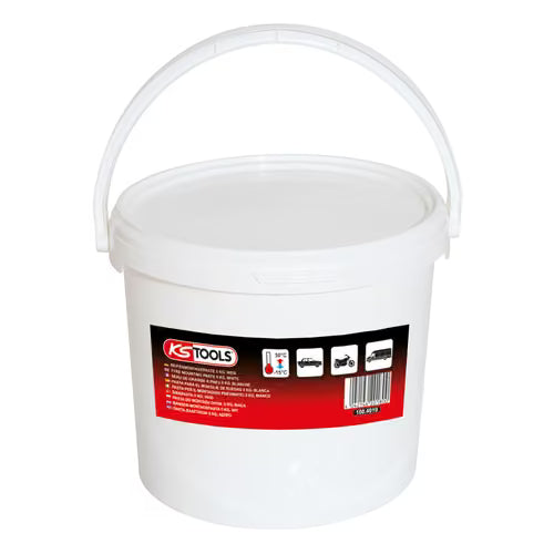 KS Tools White Tyre Mounting Paste Bucket, 5 Kg