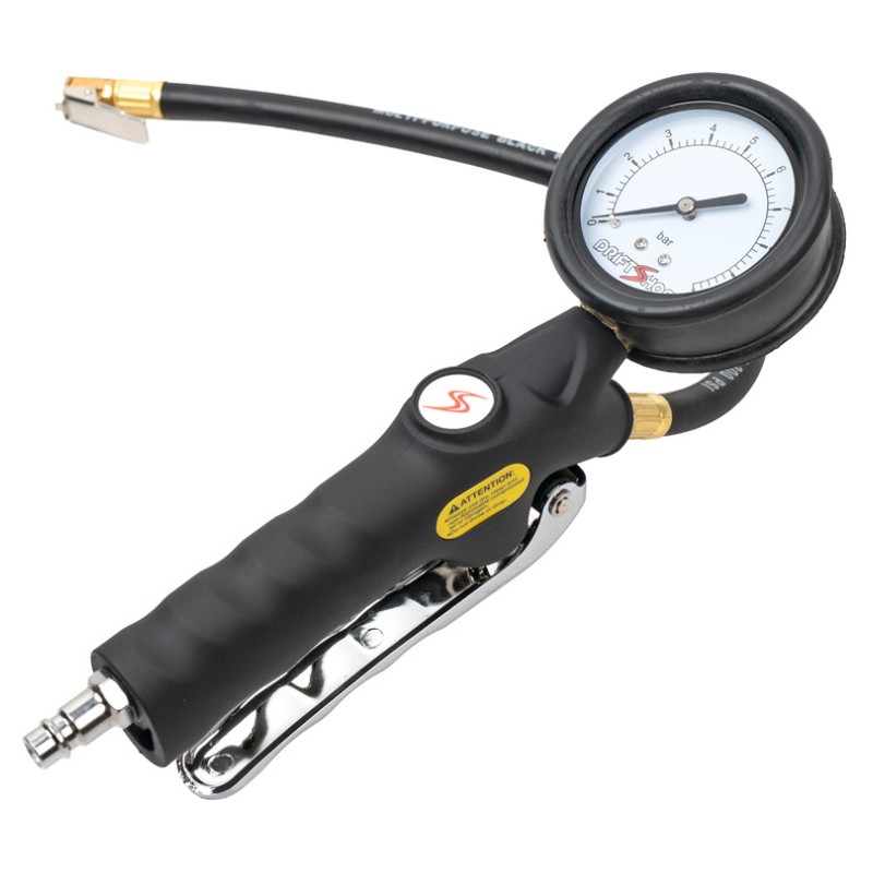 Tire Pressure Gauge con Inflator 0-10 Bars