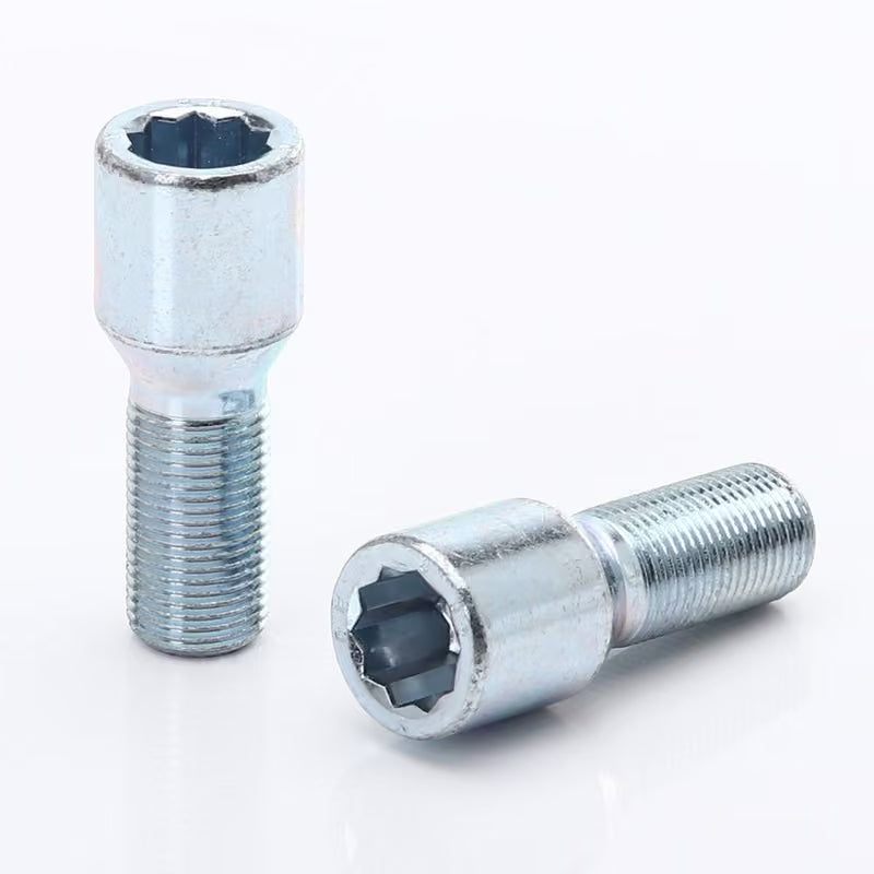 Plata largos de llave interior tornillos de rueda M12x1.5 (32 mm - pack de 10)