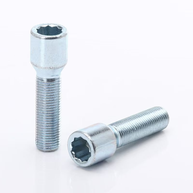 Plata largos de llave interior tornillos de rueda M12x1.25 (40 mm - pack de 10)