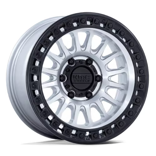 Llanta KMC KM552 IMS 17x8.5" 6x135 ET-10 Machined, Matte Black Lip