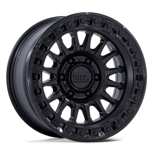 Llanta KMC KM552 IMS 17x8.5" 6x139.7 ET25 Matte Black, Gloss Black Lip