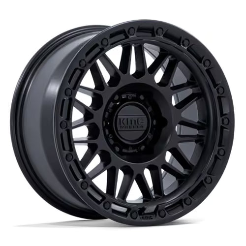 Llanta KMC KM555 Attack 17x8.5" 6x139.7 ET0 Flat Black