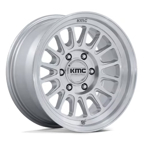 Llanta KMC KM733 Impact FFT 18x9" 6x139.7 ET18 Gloss Silver, Machined Face