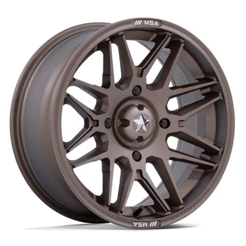 Llanta MSA Offroad M52 Radar UTV 15x7" 4x156 ET10 Flat Bronze