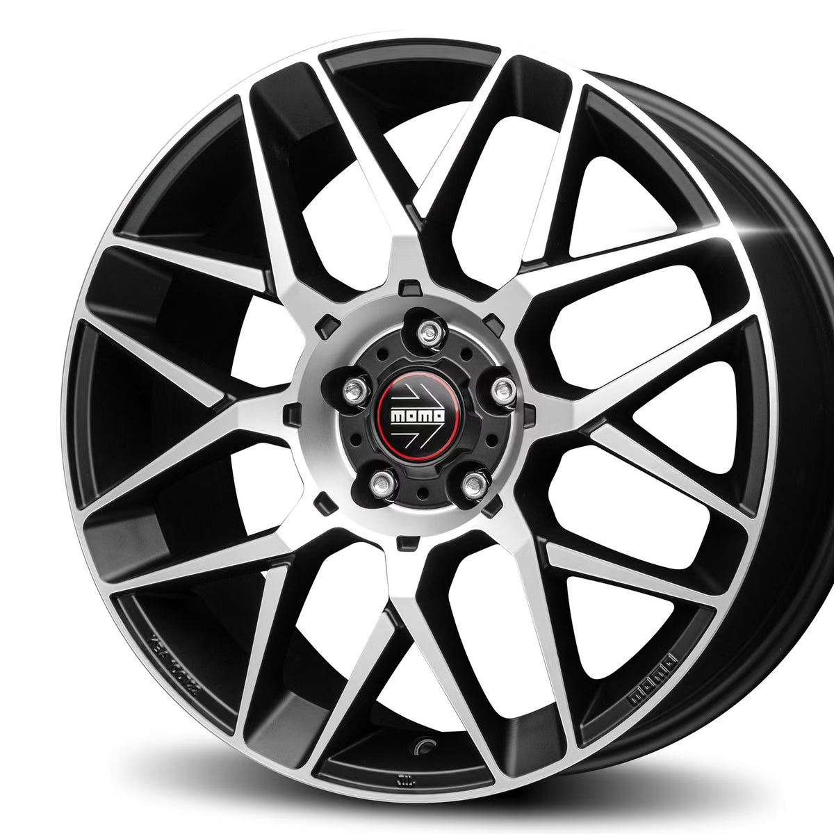 Llanta Momo Revenge Evo 2.0 18x8" 5x112 ET45 Flat Black Polished