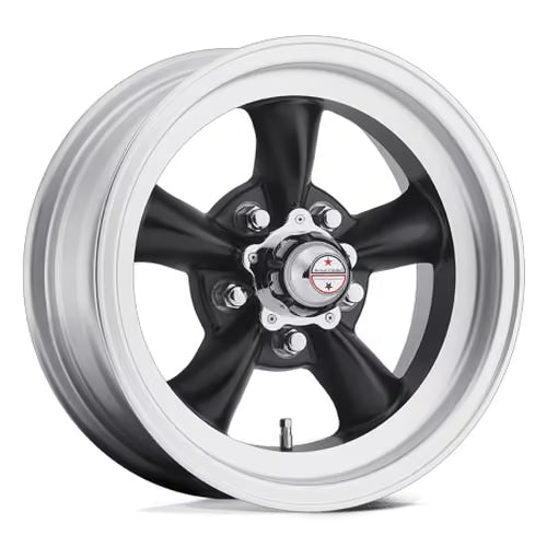 Llanta American Racing Vintage VN105 Torq Thrust D 15x10" 5x120.65 ET-44 Satin Silver, Machined Lip