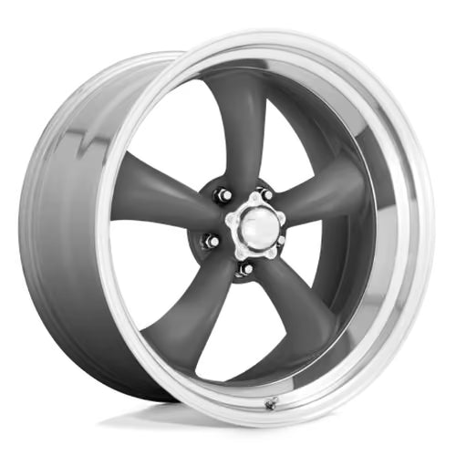 Llanta American Racing Vintage VN215 Classic Torq Thrust II 15x8" 5x120.65 ET0 Anthracite, Machined Lip