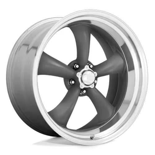 Llanta American Racing Vintage VN215 Classic Torq Thrust II 18x8" 5x120.65 ET0 Anthracite, Machined Lip