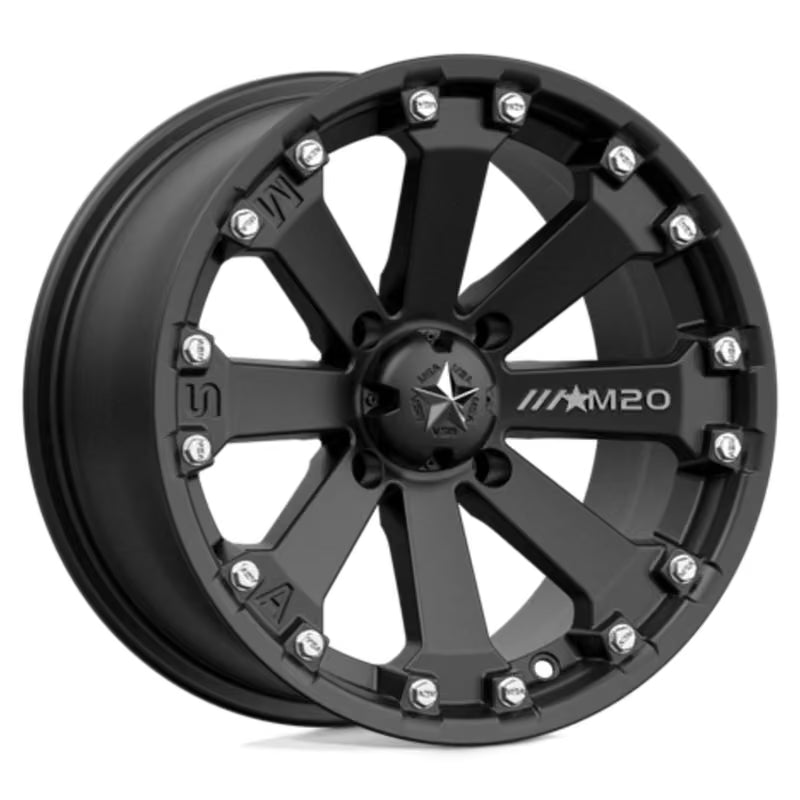 Llanta MSA Offroad M20 Kore UTV 14x7" 4x137 ET0 Flat Black