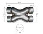 X-Pipe 76 mm