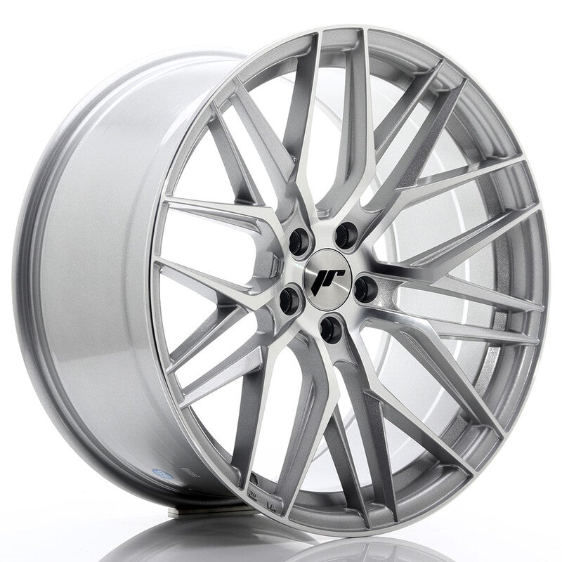 Llanta Japan Racing JR-28 Extreme Concave 20x10" 5x120 ET40 Silver, Machined Face