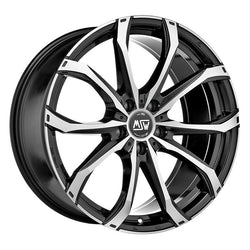 Llanta MSW 48 Van 16x7" 5x108 ET46 Gloss Black, Machined Spokes