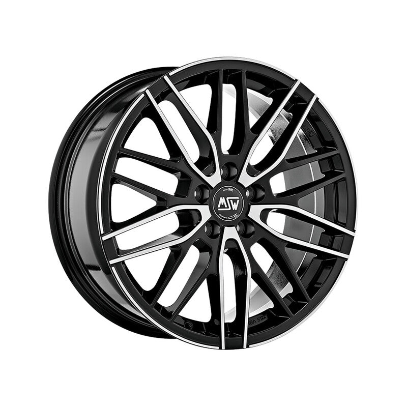Llanta MSW 72 18x8" 5x120 ET29 Black Full Polished