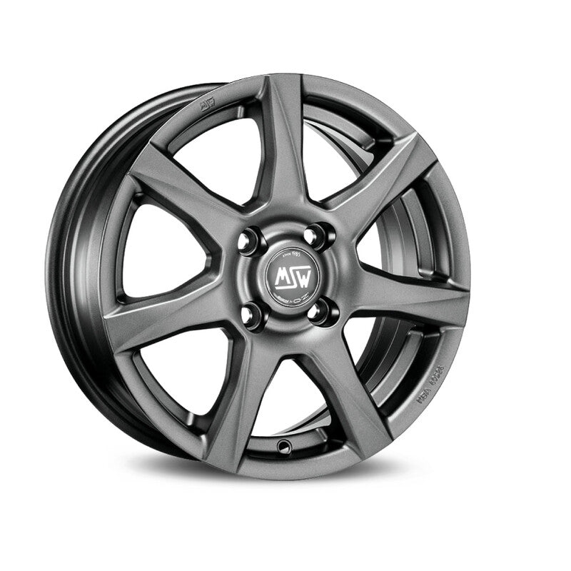 Llanta MSW 77 18x8" 5x108 ET50 Flat Dark Grey