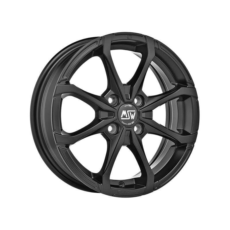 Llanta MSW X4 15x5.5" 4x100 ET36 Flat Black