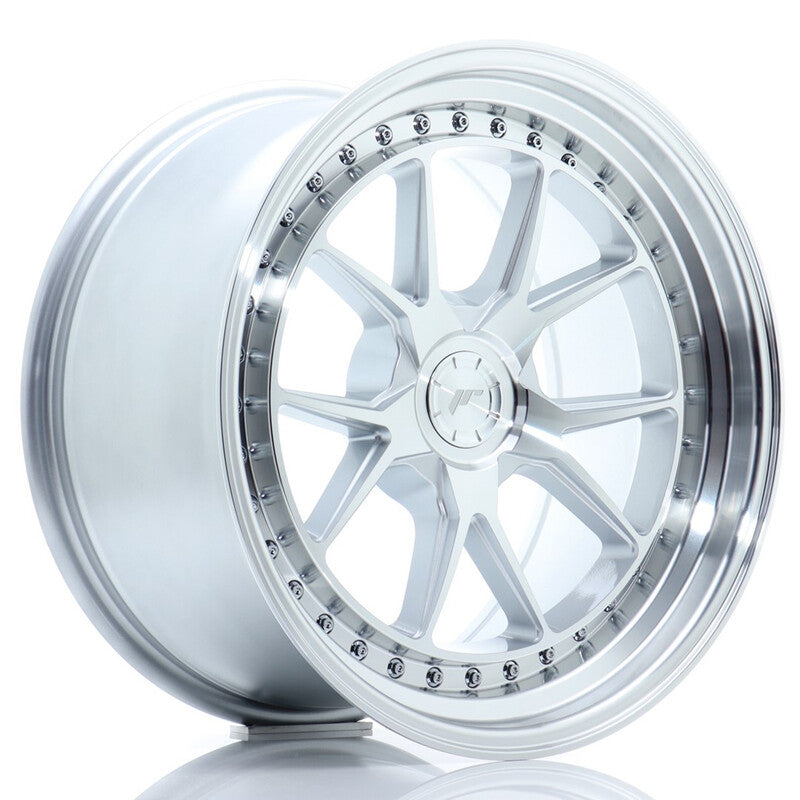 Llanta Japan Racing JR-39 18x9.5" PCD a medida (5 agujeros) ET15-35 Silver