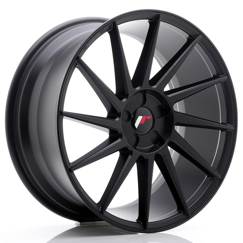 Llanta Japan Racing JR-22 19x8.5" PCD a medida (5 agujeros) ET35-40 Flat Black