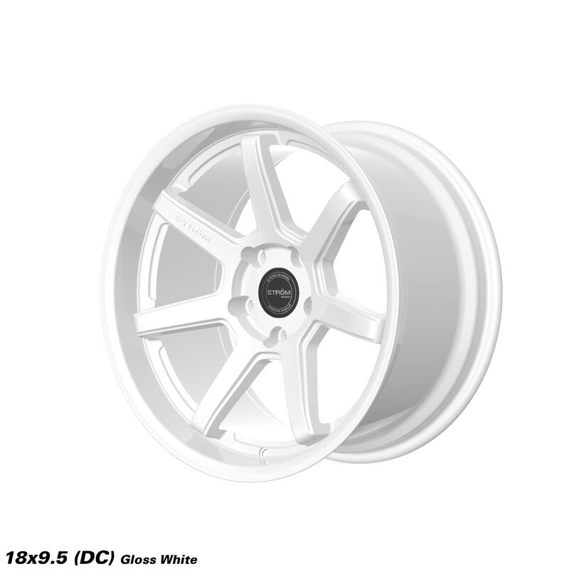 Llanta Ström DS-15 18x9.5" 5x114.3 ET10 Full Gloss White
