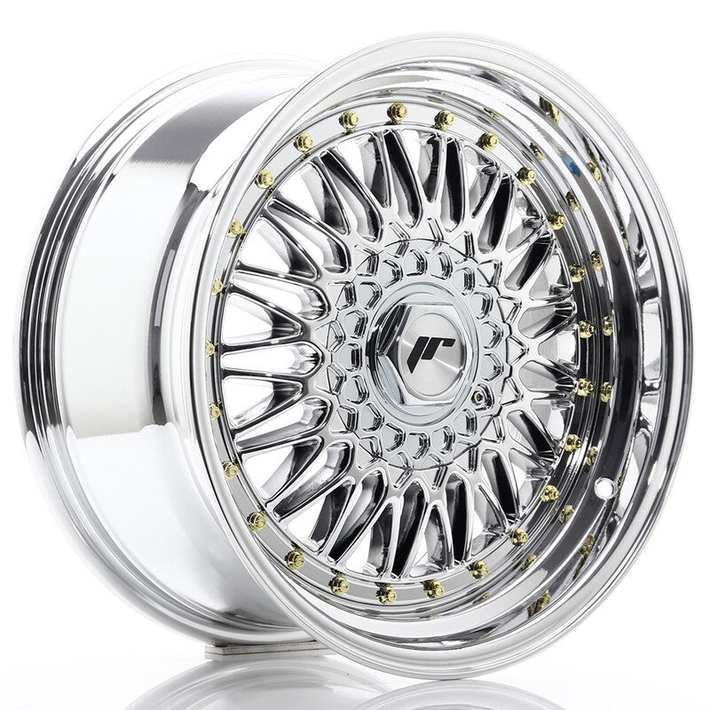 Llanta Japan Racing JR-9 17x8.5" 5x112/120 ET20 Chrome / Titanium
