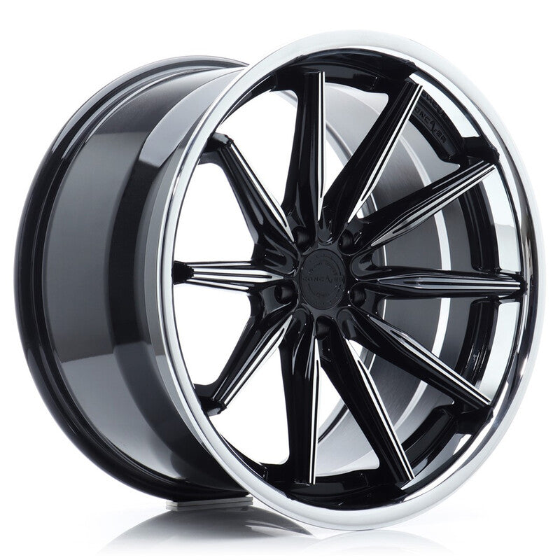 Llanta Concaver CVR8 20x9.5" PCD a medida (5 agujeros) ET10-41 Black Diamond Cut
