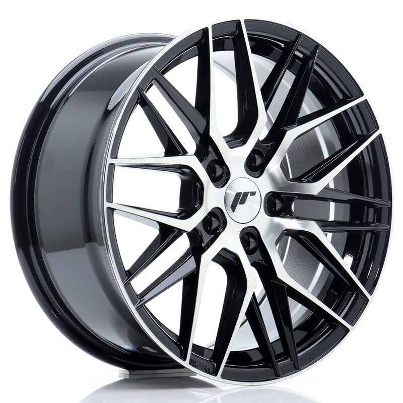 Llanta Japan Racing JR-28 17x8" 5x112 ET40 Gloss Black Machined