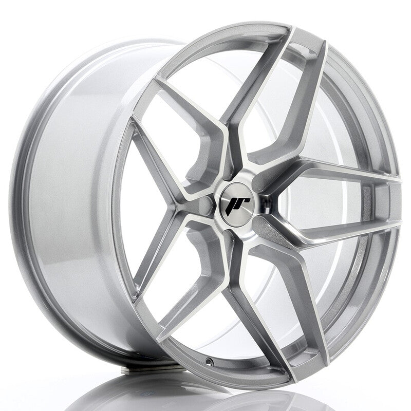 Llanta Japan Racing JR-34 Extreme Concave 20x10.5" PCD a medida (5 agujeros) ET20-35 Silver / Machined