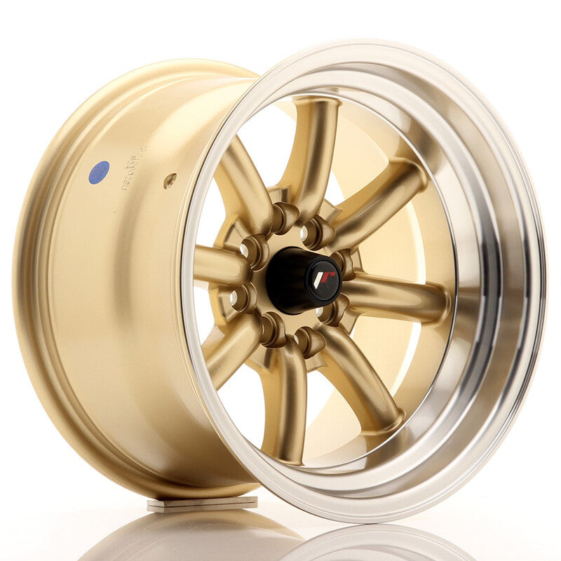 Llanta Japan Racing JR-19 15x9" 4x100/114.3 ET-13 Gold