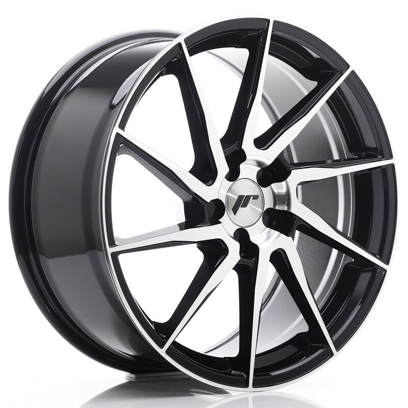Llanta Japan Racing JR-36 19x8.5" PCD a medida (5 agujeros) ET20-50 Gloss Black Machined