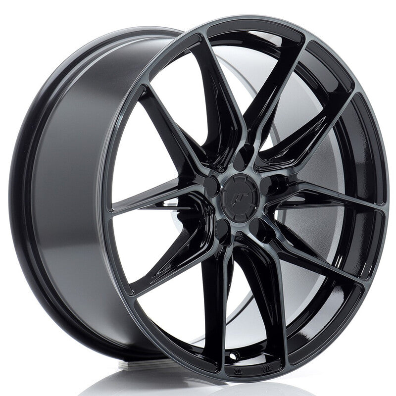 Llanta Japan Racing JR-44 18x8.5" PCD a medida (5 agujeros) ET20-48 Gloss Black, Tinted Face