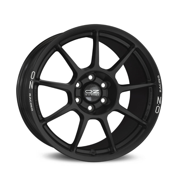 Llanta OZ Challenge HLT 18x10" 5x120 ET25 Flat Black, White Lettering