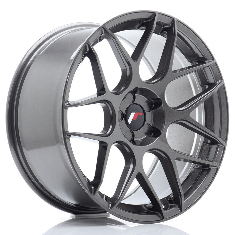 Llanta Japan Racing JR-18 Extreme Concave 19x9.5" PCD a medida (5 agujeros) ET22-35 Hyper Gray