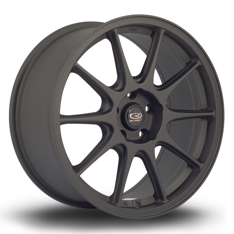 Llanta Rota Strike 18x8.5" 5x114.3 ET44 Flat Black