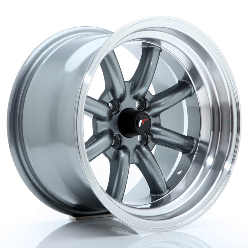 Llanta Japan Racing JR-19 15x9" 4x100 ET-13 Gunmetal