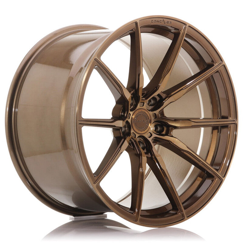 Llanta Concaver CVR4 22x9" PCD a medida (5 agujeros) ET10-52 Brushed Bronze