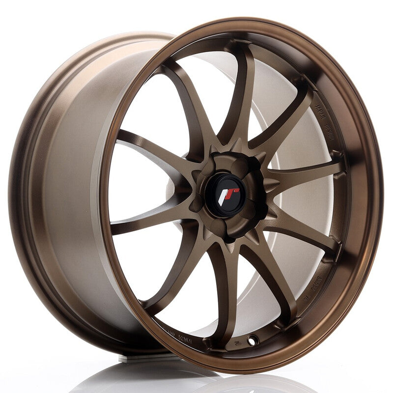 Llanta Japan Racing JR-5 19x9.5" PCD a medida (5 agujeros) ET12-36 Dark Anodized Bronze