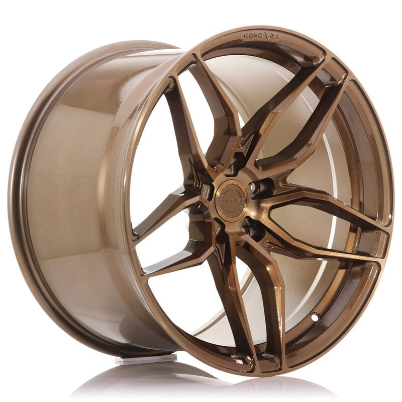 Llanta Concaver CVR3 20x8.5" PCD a medida (5 agujeros) ET20-45 Brushed Bronze